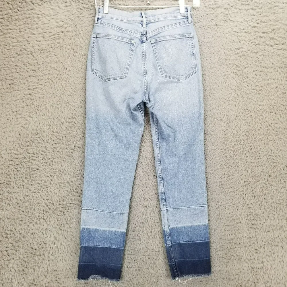 3x1 Jeans Womens 25 Spectrum Medium Wash Stretch Mid Rise Crop - Picture 9 of 15